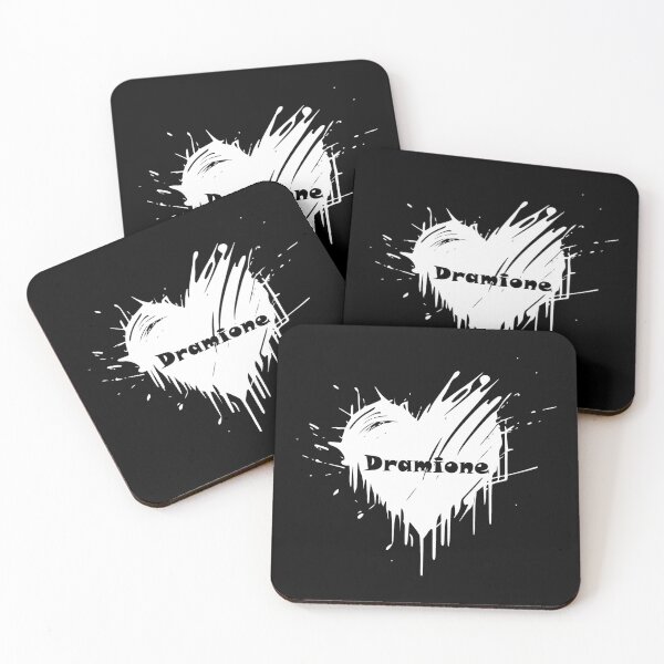 Item preview, Dramione white heart splash art designed and sold by EmeraldeaArt.