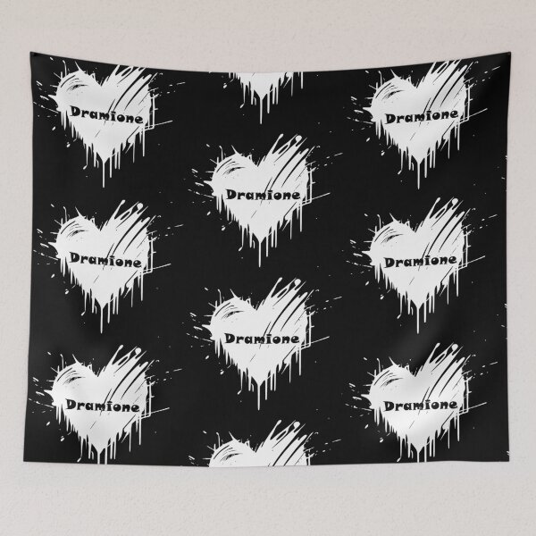 Item preview, Dramione white heart splash art designed and sold by EmeraldeaArt.