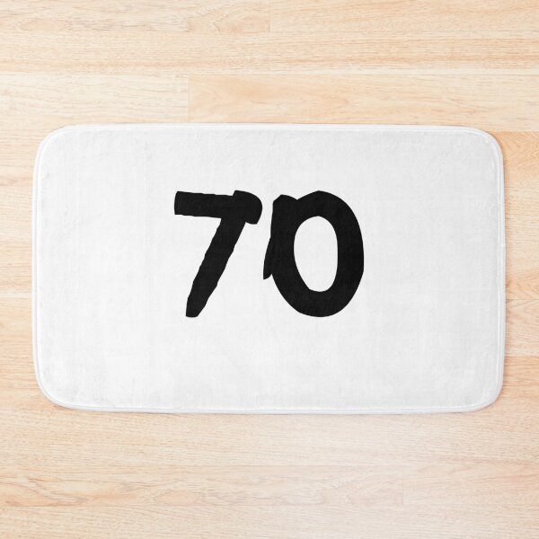 Item preview, 70, seventy, black, ninja designed and sold by Numbers-Art.