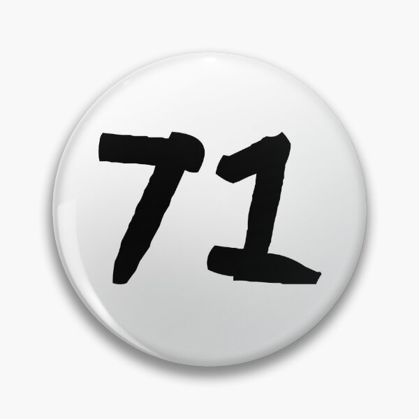 Item preview, 71, seventy-one, black, ninja designed and sold by Numbers-Art.