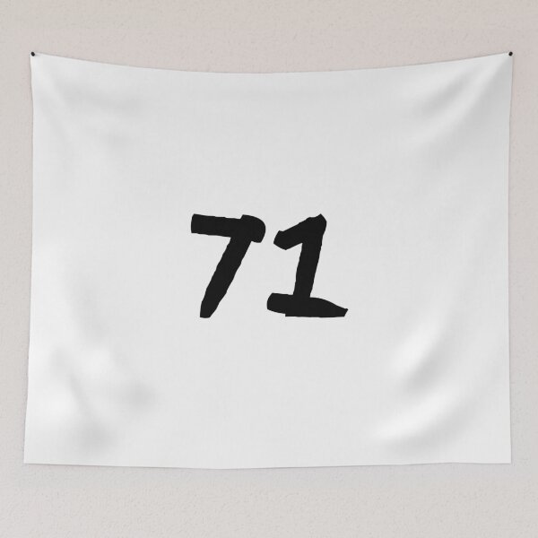 Item preview, 71, seventy-one, black, ninja designed and sold by Numbers-Art.