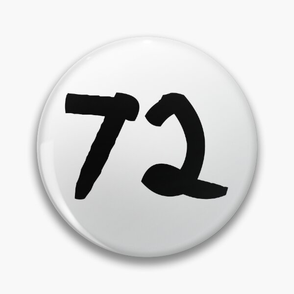 Item preview, 72, seventy-two, black, ninja designed and sold by Numbers-Art.