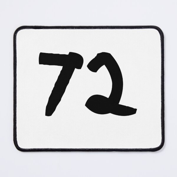 Item preview, 72, seventy-two, black, ninja designed and sold by Numbers-Art.