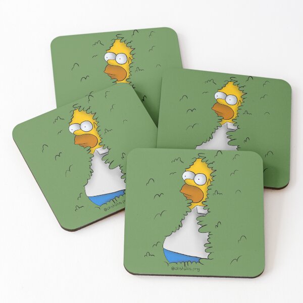 Item preview, Homer in the bushes designed and sold by Olistabs.
