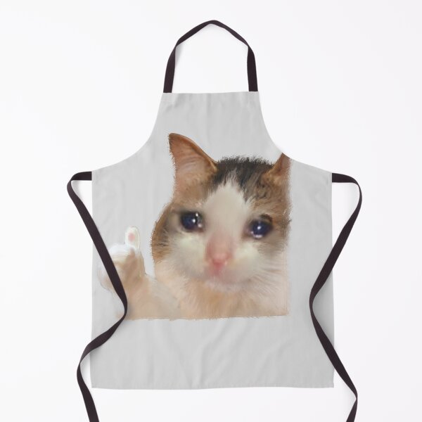 Item preview, Funny Crying Cat Thumbs Up Meme Sad Kitty Cry Eyes Memes designed and sold by FranParentUS.