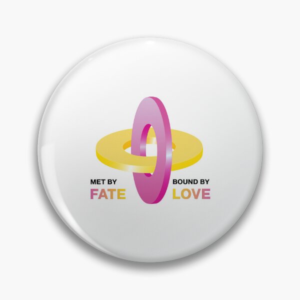 Item preview, "Met by Fate, Bound by Love" Graphic design designed and sold by PrintChics.