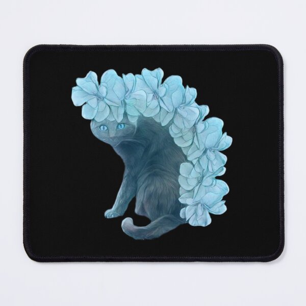 Item preview, Flowerback cat, blue designed and sold by FlossOrFi.