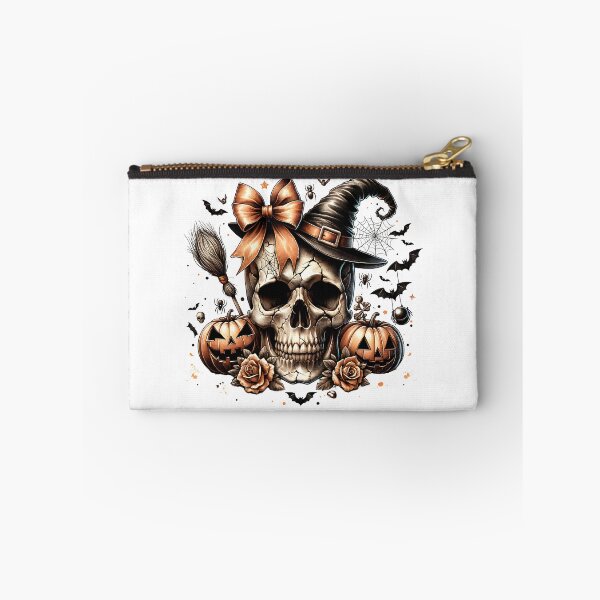 Item preview, Halloween Witch Skull Bow designed and sold by michellidelucas.