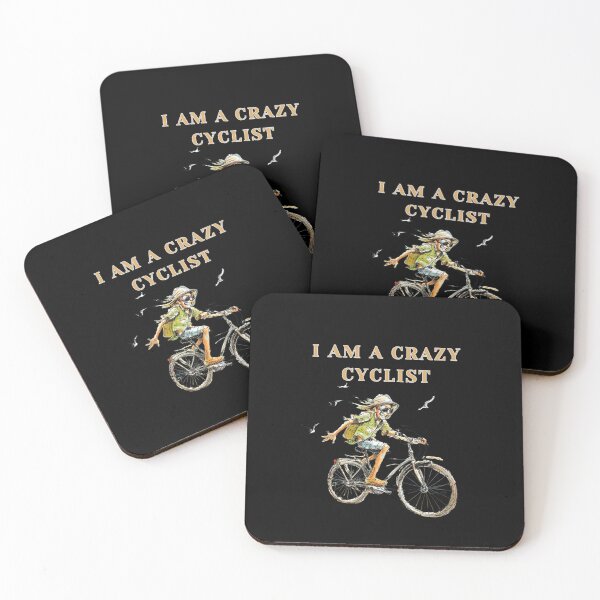 Item preview, I Am A Crazy Cyclist designed and sold by mirciashop.