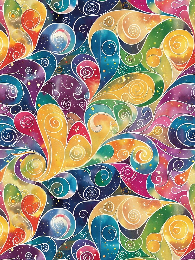 Thumbnail 3 of 3, Scarf, Abstract Geometric Pattern designed and sold by PMGDigital.