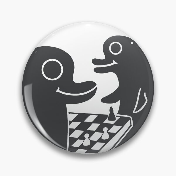 Item preview, Dolphins playing chess, minimalist naive art style in white ink designed and sold by martodesign.