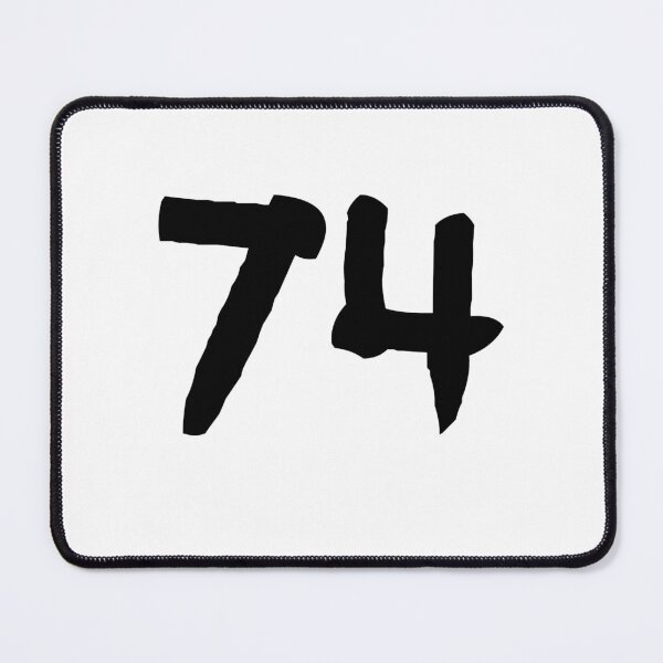 Item preview, 74, seventy-four, black, ninja designed and sold by Numbers-Art.