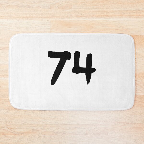Item preview, 74, seventy-four, black, ninja designed and sold by Numbers-Art.