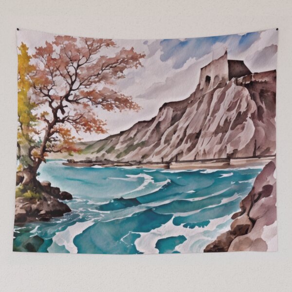 Item preview, Pirate Bay designed and sold by MoxisWatercolor.