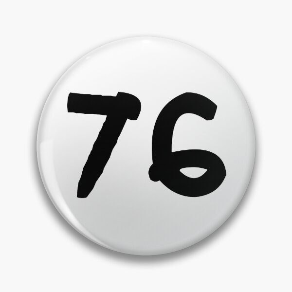 Item preview, 76, seventy-six, black, ninja designed and sold by Numbers-Art.