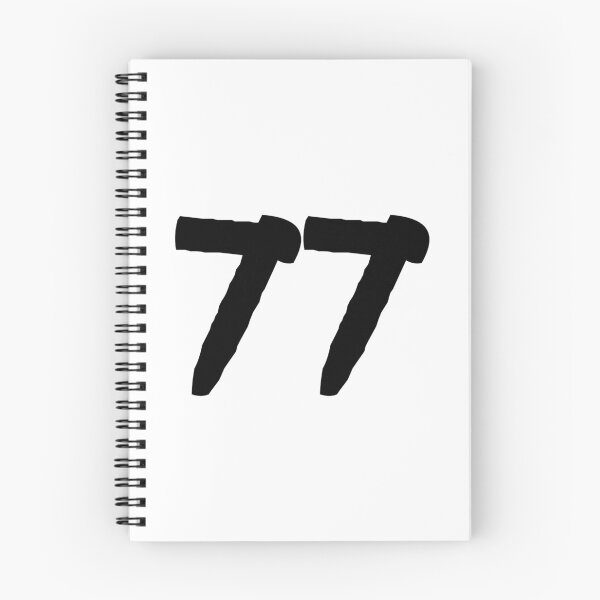 Item preview, 77, seventy-seven, black, ninja designed and sold by Numbers-Art.
