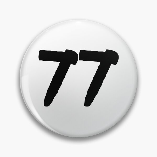 Item preview, 77, seventy-seven, black, ninja designed and sold by Numbers-Art.
