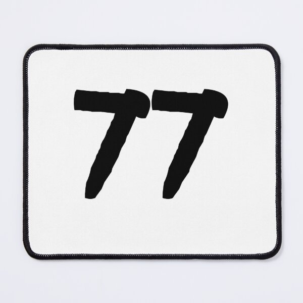 Item preview, 77, seventy-seven, black, ninja designed and sold by Numbers-Art.