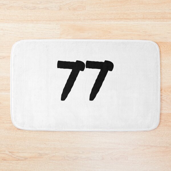 Item preview, 77, seventy-seven, black, ninja designed and sold by Numbers-Art.