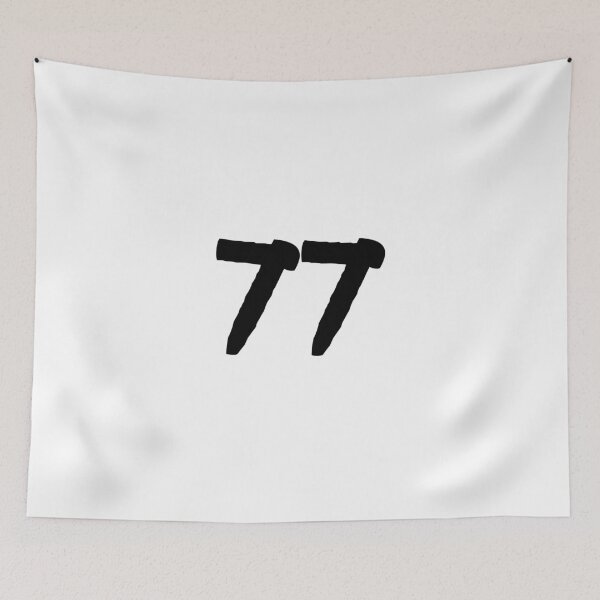 Item preview, 77, seventy-seven, black, ninja designed and sold by Numbers-Art.