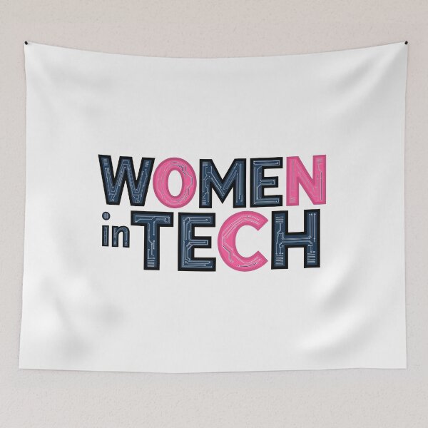 Item preview, Woman in Tech | Support | Tech | Science designed and sold by RedCircleArt.