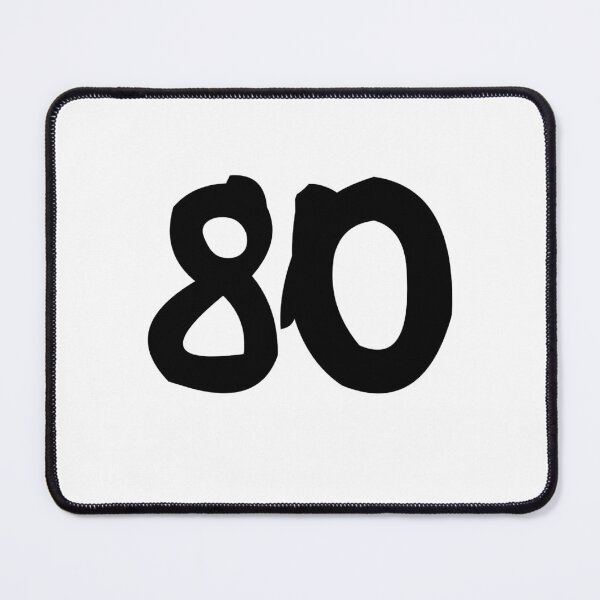 Item preview, 80, eighty, black, ninja designed and sold by Numbers-Art.