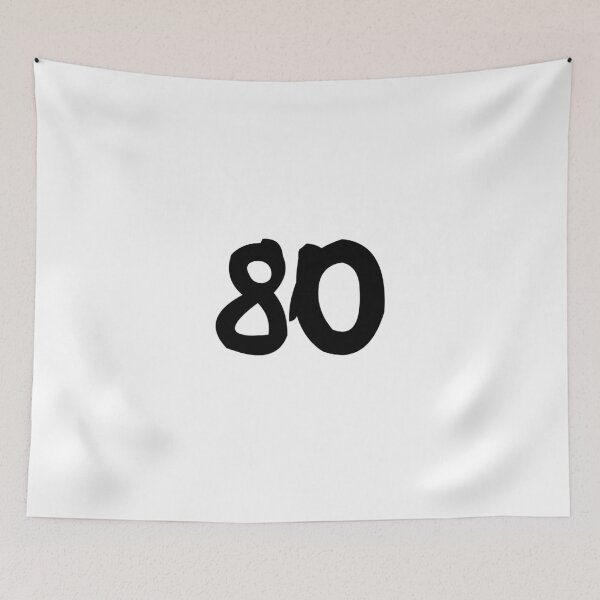 Item preview, 80, eighty, black, ninja designed and sold by Numbers-Art.