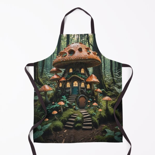 Item preview, A fairy mushroom house in an enchanted bioluminescent forest designed and sold by KING TK.