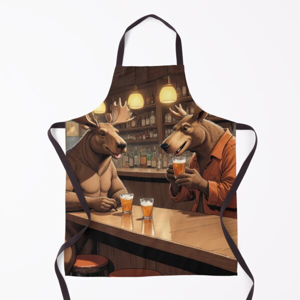Item preview, Hey, just another Hard Day in The Forest - Moose Lodge designed and sold by AlaskaBorg.