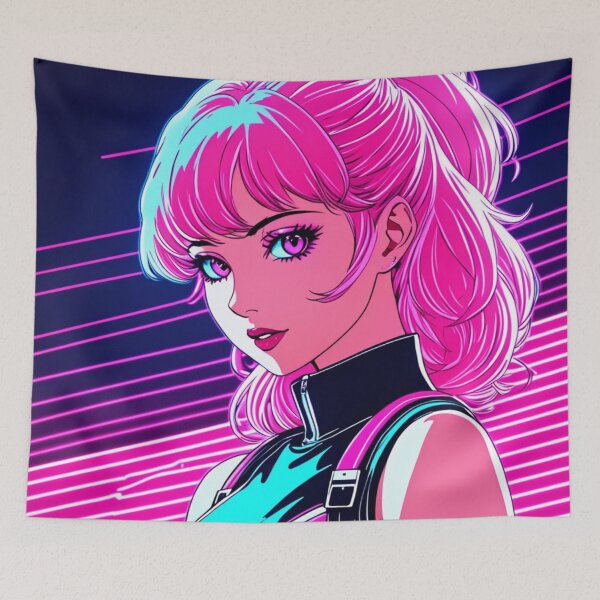 Item preview, Retro anime beauty designed and sold by AdultAnime.