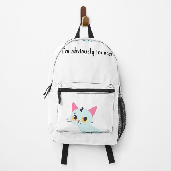 Item preview, Obviously Innocent Cat designed and sold by SumSimpleSmiles.