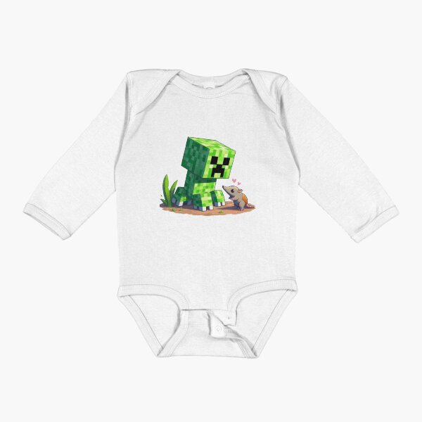 Item preview, Minecraft Creeper and Armadillo Love designed and sold by LyssasMindArt.