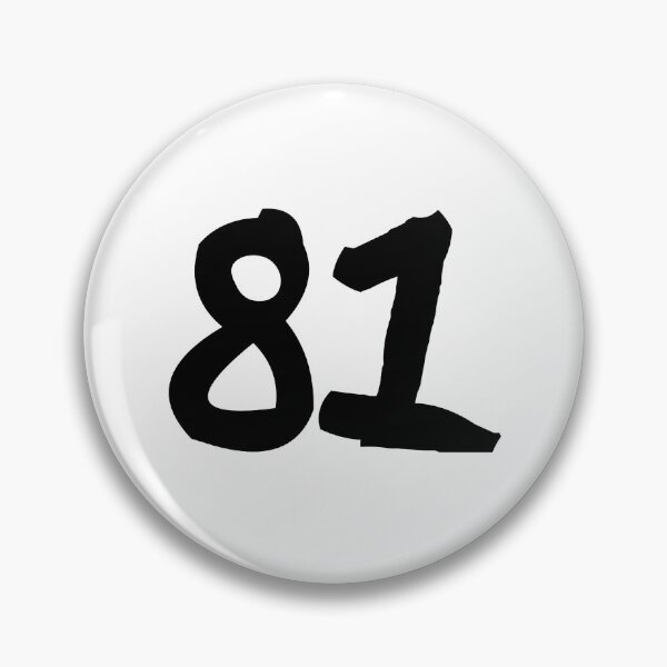Item preview, 81, eighty-one, black, ninja designed and sold by Numbers-Art.