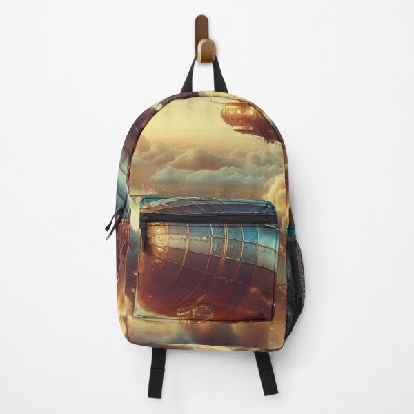 Item preview, A Steampunk Airship Floating Among Clouds. designed and sold by IrsathThaslima.