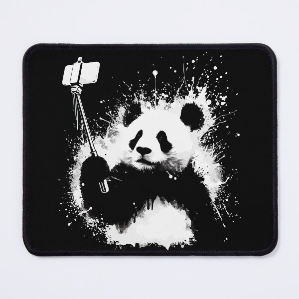 Item preview, Selfie Stick Panda Street Art designed and sold by TomFrontierArt.