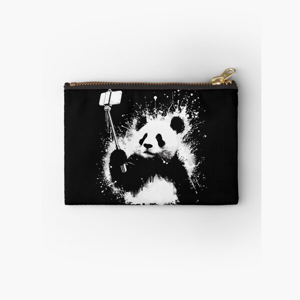 Item preview, Selfie Stick Panda Street Art designed and sold by TomFrontierArt.