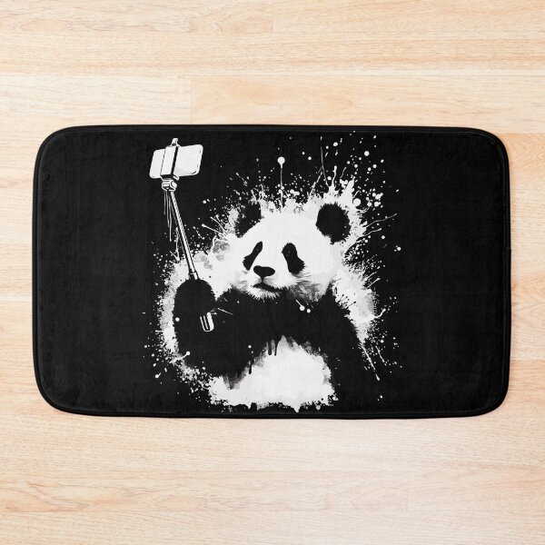 Item preview, Selfie Stick Panda Street Art designed and sold by TomFrontierArt.