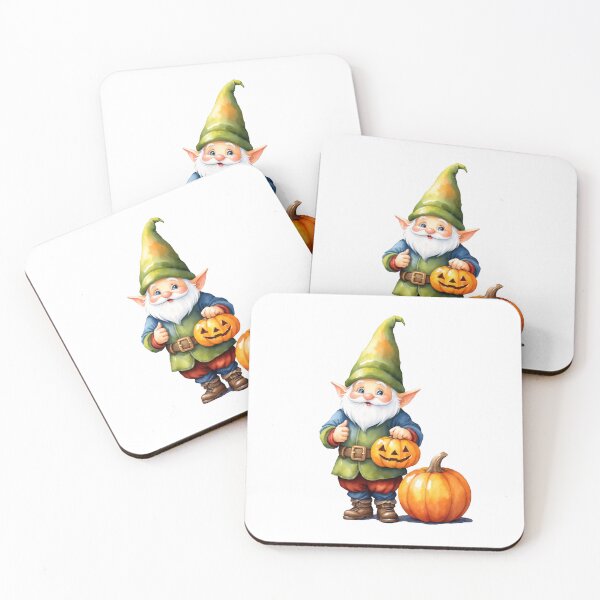 Item preview, Watercolor Gnome and Pumpkin designed and sold by Victoria Riabov.