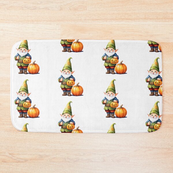 Item preview, Watercolor Gnome and Pumpkin designed and sold by Victoria Riabov.