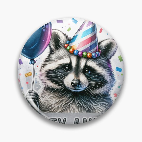 Item preview, Cute and Funny Raccoon Clipart - Party Animal Design for T-Shirts, Mugs, Stickers, and More designed and sold by artedigital99.