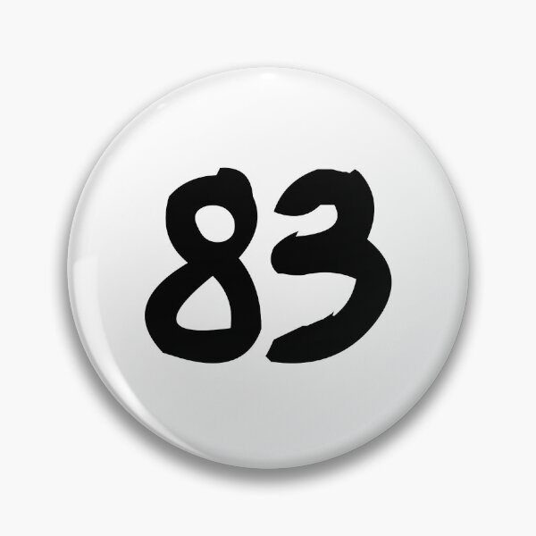 Item preview, 83, eighty-three, black, ninja designed and sold by Numbers-Art.