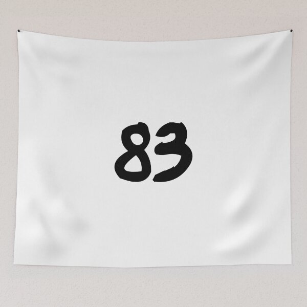 Item preview, 83, eighty-three, black, ninja designed and sold by Numbers-Art.