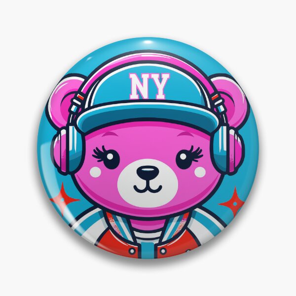 Item preview, Pinkie New York Teddy Bear Design designed and sold by Artbyminga.