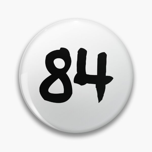 Item preview, 84, eighty-four, black, ninja designed and sold by Numbers-Art.