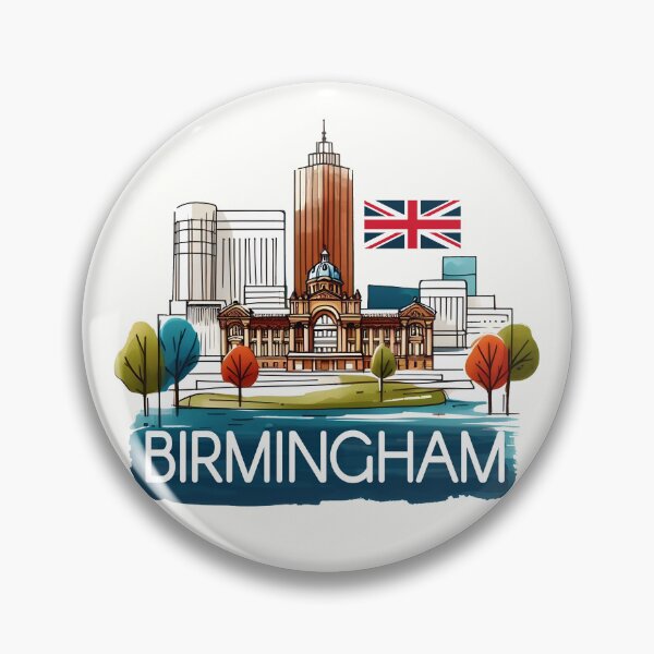 Item preview, Birmingham England UK designed and sold by WanderlustCoCo.