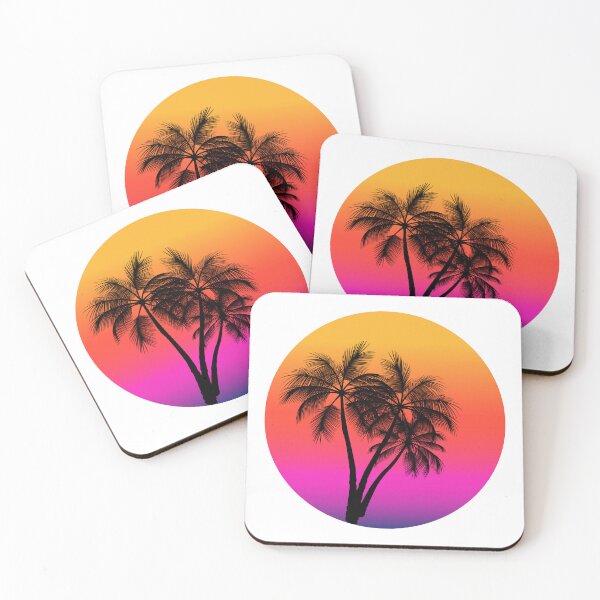 Item preview, Palm Trees at Sunset designed and sold by LemonadeSquash.
