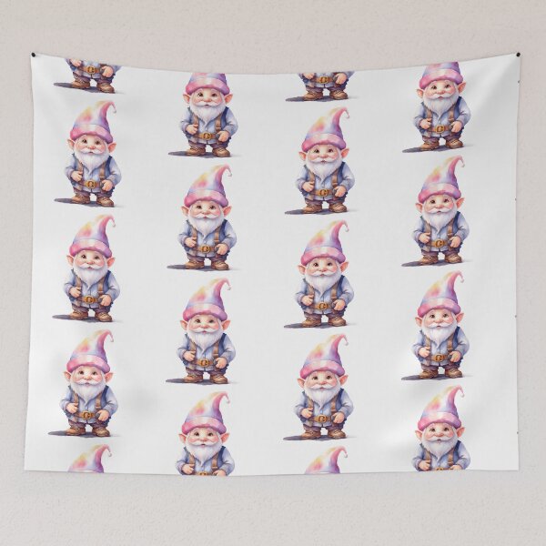Item preview, Vibrant Watercolor Gnome designed and sold by Victoria Riabov.