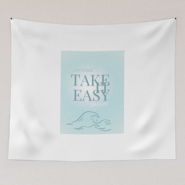 Item preview, Personal Growth (TKE) - blue sea gradient white designed and sold by better-yourself.