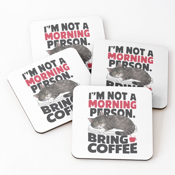 Item preview, I'm Not A Morning Person. Bring Coffee. designed and sold by MrERNST.