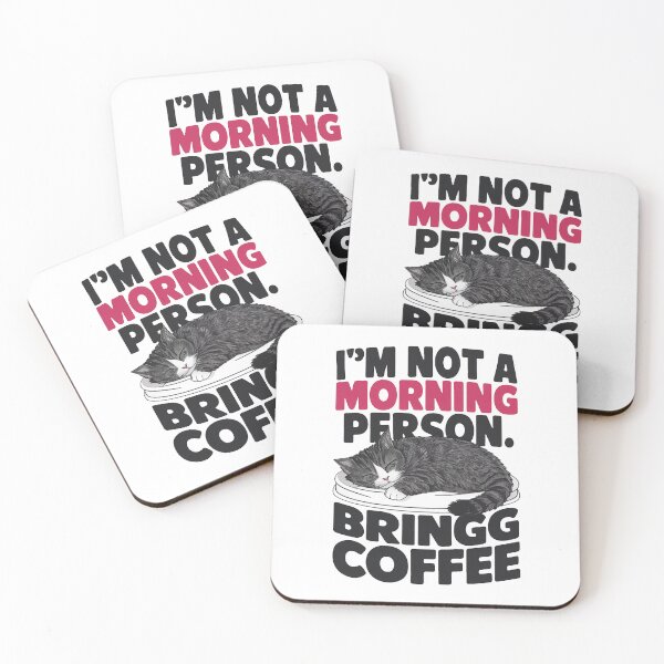 Item preview, I'm Not A Morning Person. Bring Coffee. designed and sold by MrERNST.